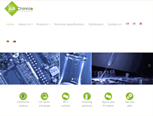 Tablet Screenshot of abchimie.com